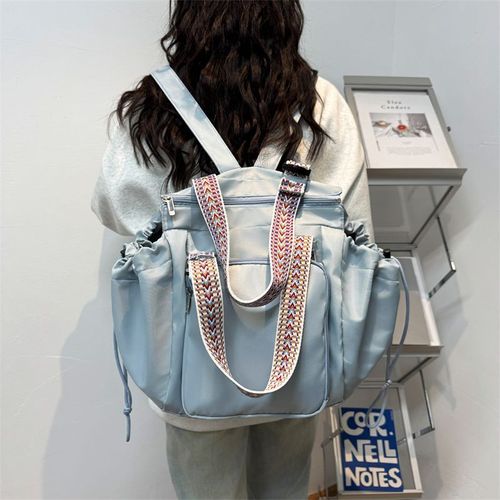 Versatile Cradle Bag Travel Storage Bag Women's Backpack Multifunctional Mommy Bag Crossbody Shoulder Bag for Baby Strollers