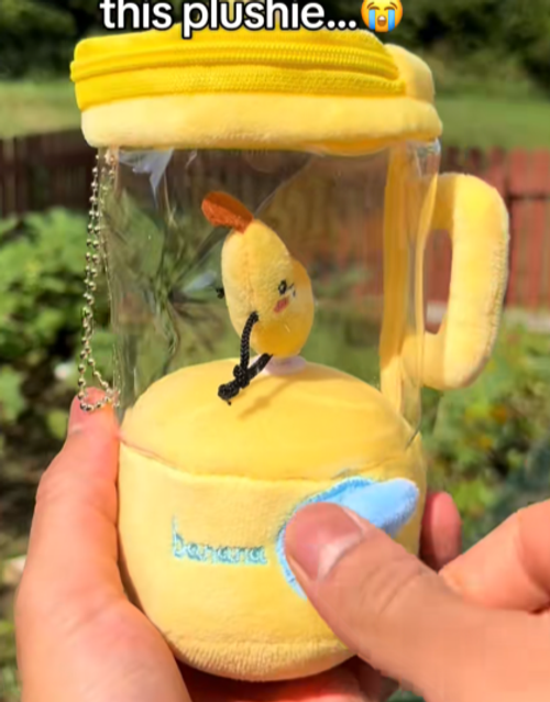 If you need a silly gift for your bestie this banana plushie blender is perfect for you!