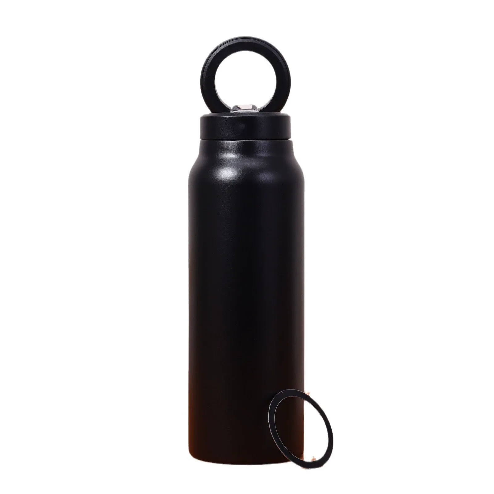Multifunctional magnetic holder stainless steel thermos cup, large capacity water bottle, portable sports cold water bottle