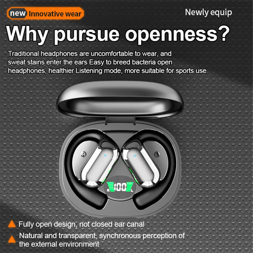 Non-in-ear Bluetooth headset, non-bone conduction ear-hook headset, no pain when worn for a long time, long battery life