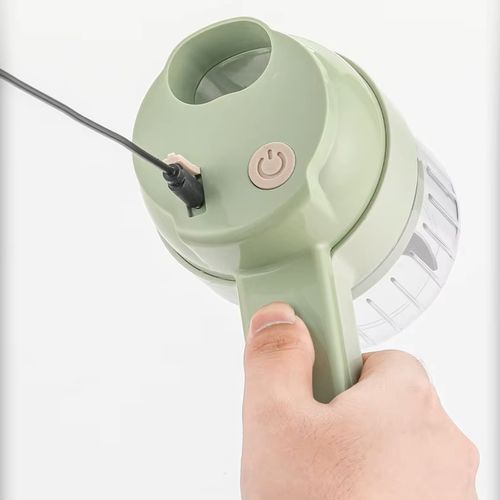 Cordless Electric Vegetable Chopper New Multi-functional Household Food Processor for Dicing, Mincing Garlic & Meat - Portable & Efficient Kitchen Gadget