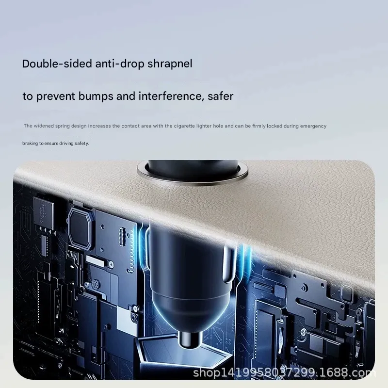 2025 Upgraded 120W Super Fast Car Charger Dual Port | QC3.0+PD 20W Smart Power Delivery | Cigarette Lighter Adapte