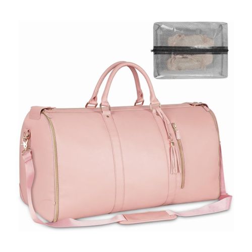 Foldable Women's Suit Travel Bag Large Capacity Multifunctional PU Luggage Business Travel Fashion Handheld Storage Bag