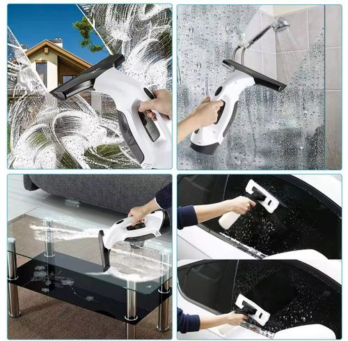 Cordless Rechargeable Window Cleaner – Automatic Electric Glass Wiper, Handheld Waterproof Streak-Free Cleaner for Home & Office