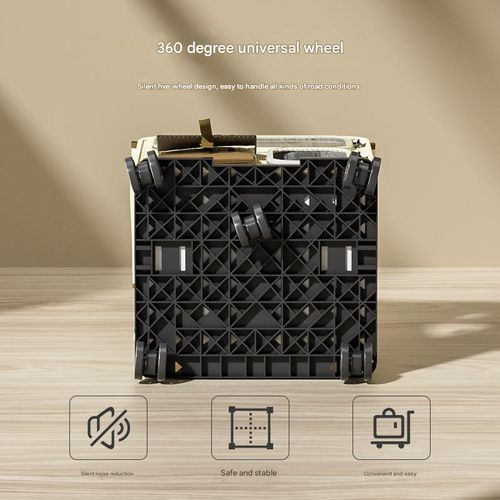 Cat and dog dual-use large capacity backpack trolley case, breathable panoramic window and folding design |, portable cat bag for car, travel, outing, shock-absorbing safety buckle and private cabin