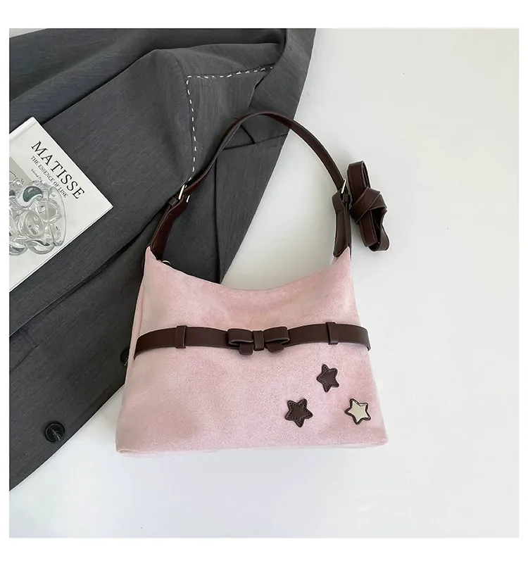 Premium-Look New Arrival: Trendy, High-Capacity Crossbody Bag — Versatile Casual Shoulder ToteNo attachments