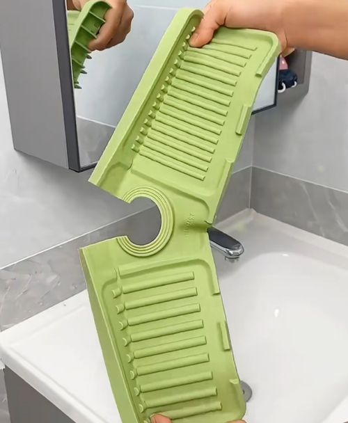 Upgraded button silicone faucet drain pad custom kitchen sink storage pad wash basin leak-proof non-slip pad