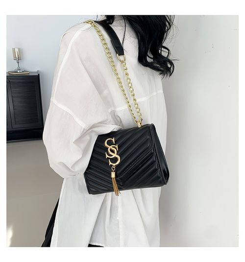 Women's handbag, high-end style, small square bag, 2025 new style, women's crossbody bag, fashionable and versatile trendy chain shoulder bag.