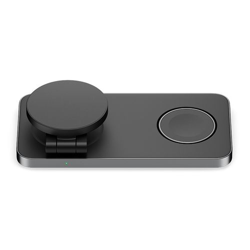 New multi-functional 3-in-1 wireless charging phone stand with 25W magnetic fast charging for desktops.