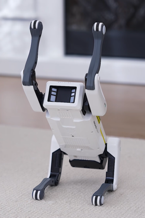 Remote control intelligent robot dog AI handshake mechanical dog dual system programming APP remote control voice version