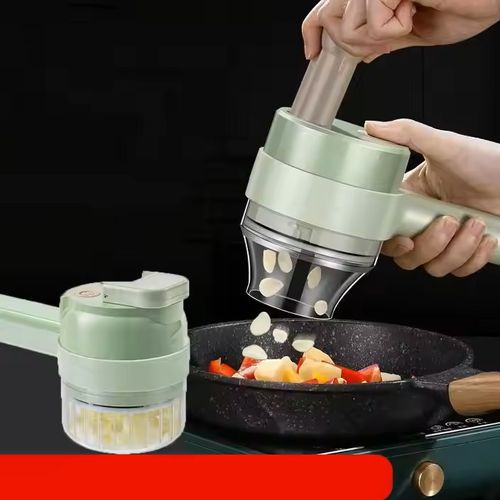 Cordless Electric Vegetable Chopper New Multi-functional Household Food Processor for Dicing, Mincing Garlic & Meat - Portable & Efficient Kitchen Gadget