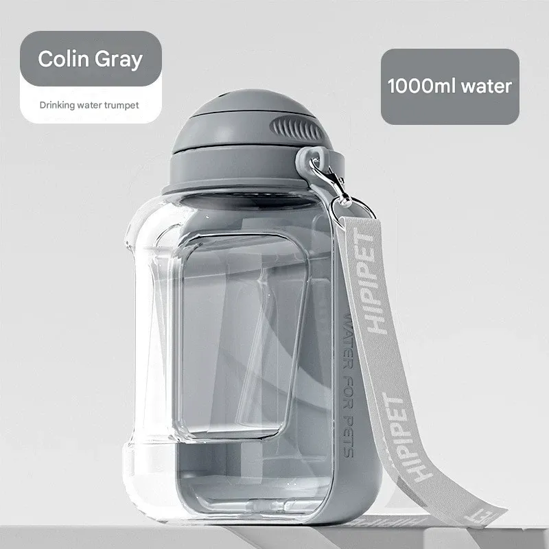 Large capacity travel water bottle for pet dogs, travel cup for Teddy dogs