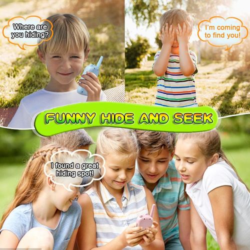 Video call intercom christmas gift Handheld 2 Pack RechargeableVideo Intercom Kids Walkies Talkies, IndoorOutdoor Toys for Family Games, Outside, Camping