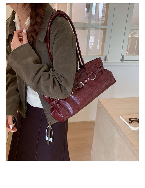 Premium Retro Large-Capacity Bag — Women's Commuter Shoulder Bag & Everyday Tote