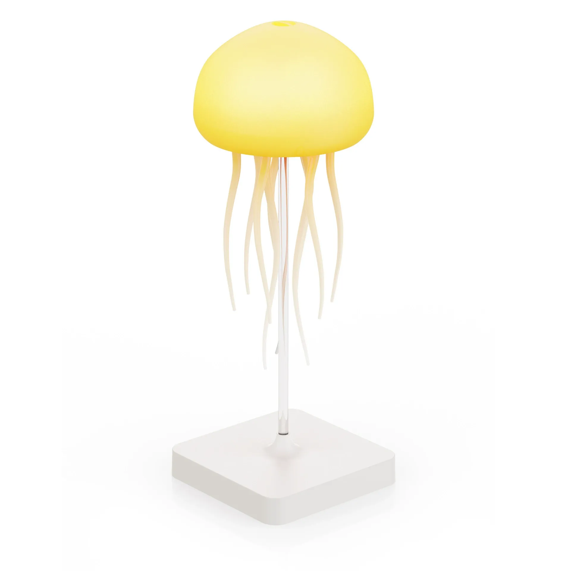 Smart voice-controlled jellyfish lamp atmosphere lamp night light smart tentacles colorful gradient desktop small ornaments