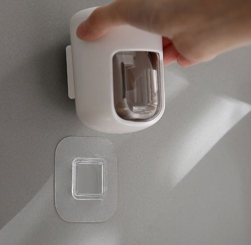 Bathroom Accessories Wall Mount Brush Holder Dental Automatic Electric Toothpaste Dispenser Toothbrush Holder