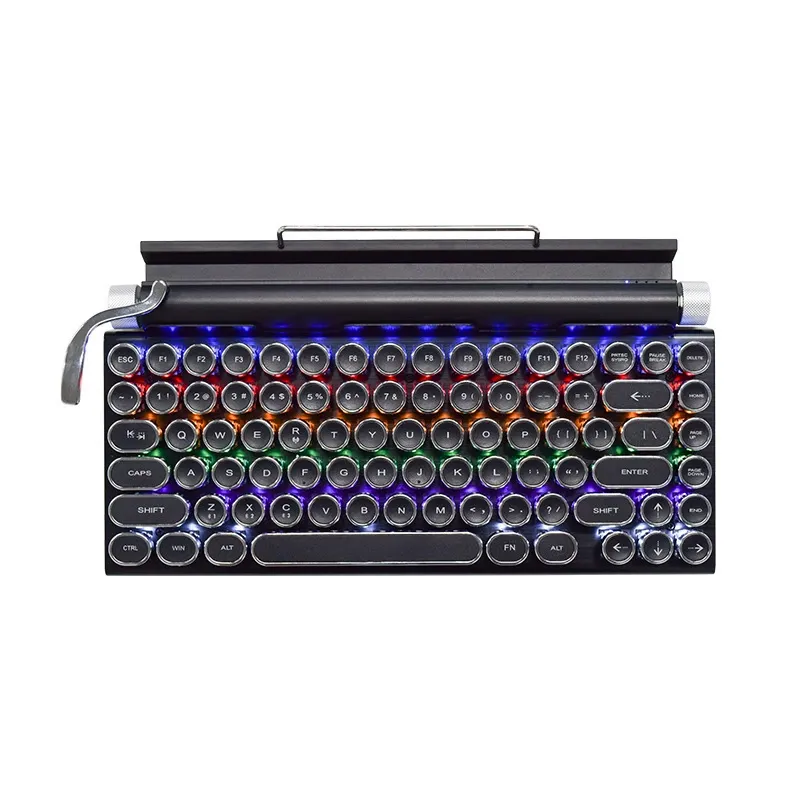 Big price cuts! 7Keys TW1867 typewriter keyboard, supports connection to iPad and Apple devices. A very interesting typewriter-style keyboard with a retro vibe.