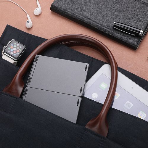 Mini Tri-Fold Bluetooth Keyboard - Ultra-Thin & Portable, Wireless Touch Keyboard Compatible with iPhone Android PC Tablet, Silent Scissor Keys for Office Travel