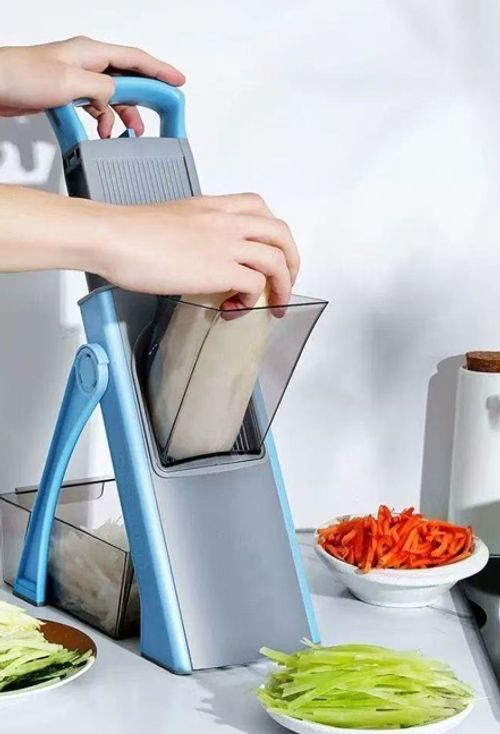 Kitchen magic tool cut in 3 seconds Hand-protecting and non-slip multifunctional vegetable cutter potato shreddinggratinggarlic grinding ginger grinding can be done in one machine, making cooking easy and safe