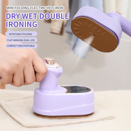 New two-in-one hanging ironing machine foldable portable handheld electric iron small household wet and dry ironing machine