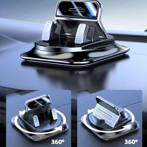 Car phone holder, portable mobile phone holder, stable and durable.In-built parking number plate function, quickly switch to a phone number plate.