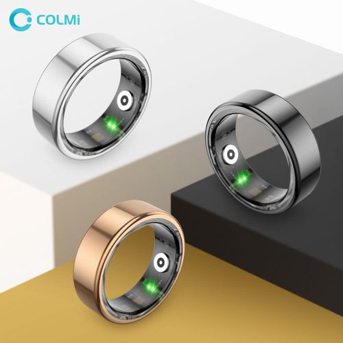 ColMi Smart Ring, 1 Count Fitness Ring with Sleep, Heart Rate and Blood Oxygen Tracker, Waterproof Fashionable Smart Ring, Wearable Heart Beat Monitor, Gift for Men and Women