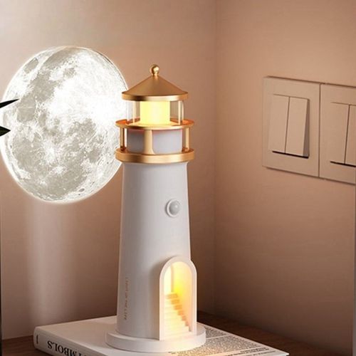LED Night Lamp Lighthouse Remote Control