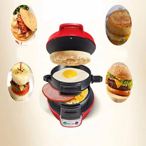 High Quality Burger Machine Sandwich Machine Three in One Breakfast Machine Fried Egg and Roasted Bread Burger Maker