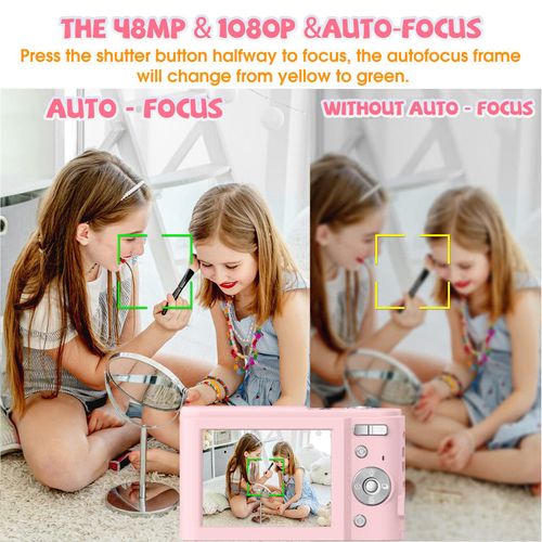 pink 1080p 16X Zoom custom disposable camera fujifilm dslr digital camera paper shoot camera for kid
