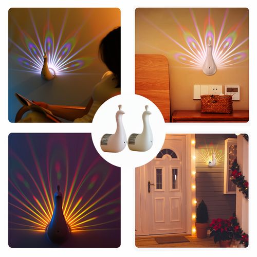 Peacock projection lamp