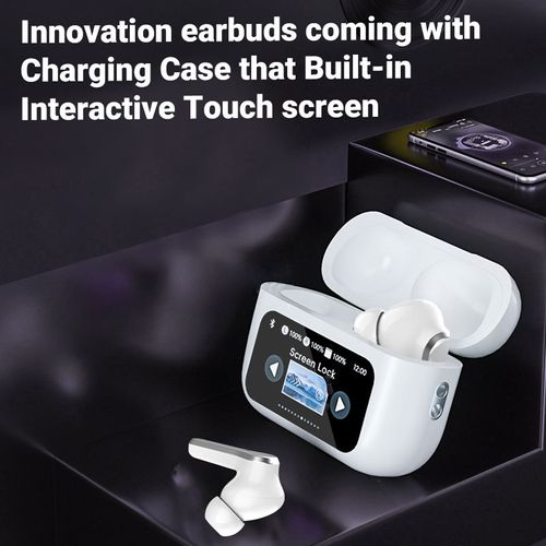 Latest Smart electronic gadgets Touch screen Anc Enc High Quality Noise Cancellation Tws Earphone Mini Earbuds Bt Headphone