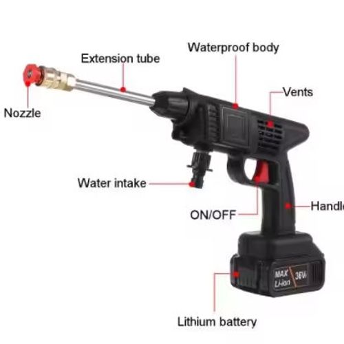 Multifunctional high-pressure water gun