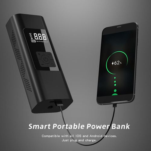 Air Compressor Tire Inflator with 6000 mAh Battery Portable