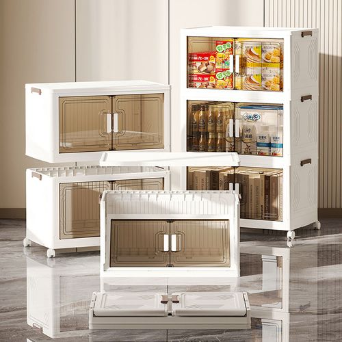 Household Large CapacityPlastic Foldable Plastic Storage Box Thickened Collapsible Container -for Shoes Clothes Toys