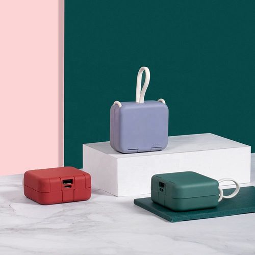 Mini Power Banks Power Station 4000mah Handbag Fast Charging Bank Mini Folding Power Banks
