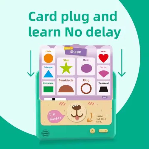 Kids Learning Tablet Talking Flash Cards Education Learning Machine