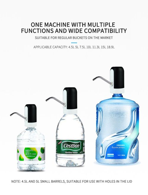 Smart Automatic Water Pump USB Rechargeable Portable Bottle Water Dispenser