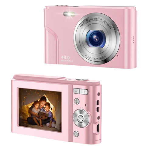 pink 1080p 16X Zoom custom disposable camera fujifilm dslr digital camera paper shoot camera for kid