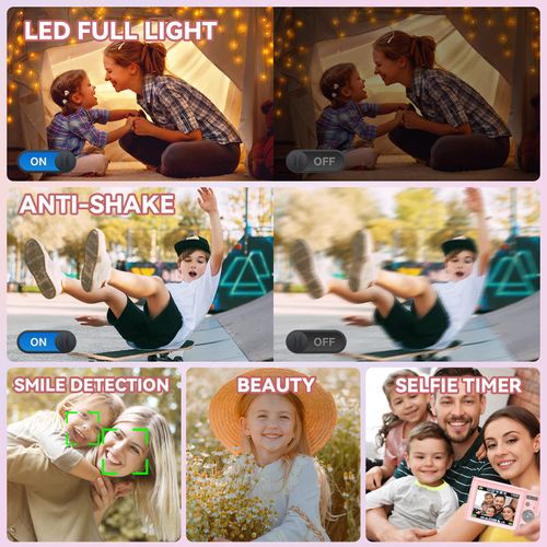 pink 1080p 16X Zoom custom disposable camera fujifilm dslr digital camera paper shoot camera for kid