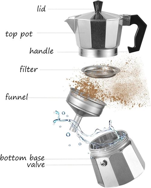 Italian Express Greca Coffee Maker Moka Pot