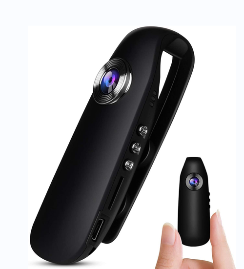 Mini Body Camera Night Version 140 Wide Angle PIR Cameras Pocket Back Clip Nanny Camera HD 1080P 10Hours Working