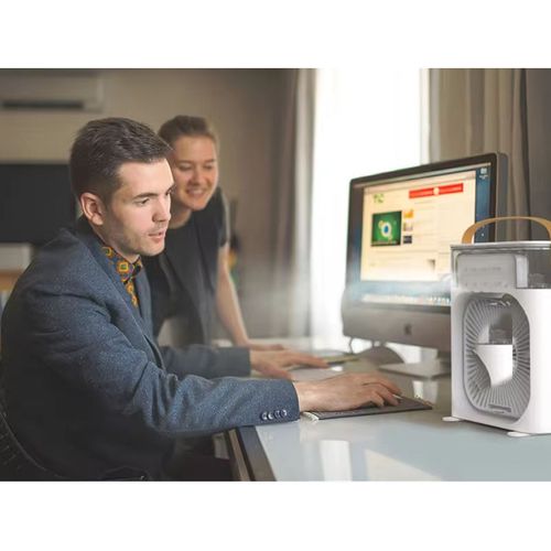 5 holes spray fan humidification refrigeration air conditioning fan desktop dormitory mini usb water fan