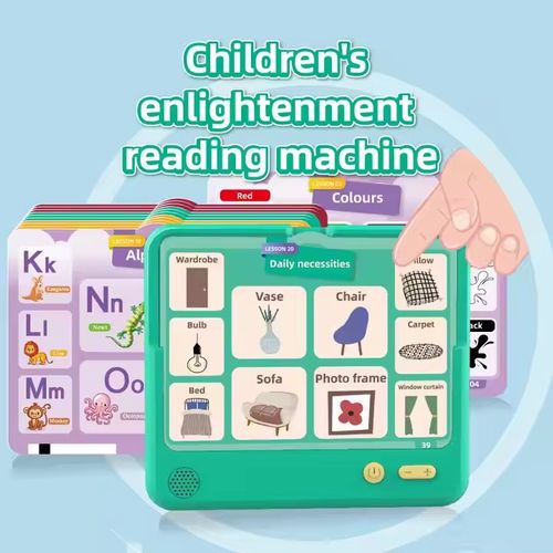 Kids Learning Tablet Talking Flash Cards Education Learning Machine