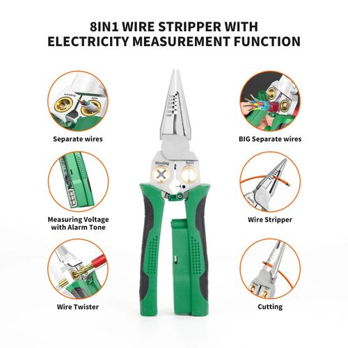 8-in-1 Multi-Functional Wire Stripper Scissors