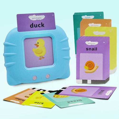 Children Early Education Machine Baby Audible Flash Cards English Talking Flash Cards Learning Toys