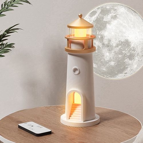 LED Night Lamp Lighthouse Remote Control