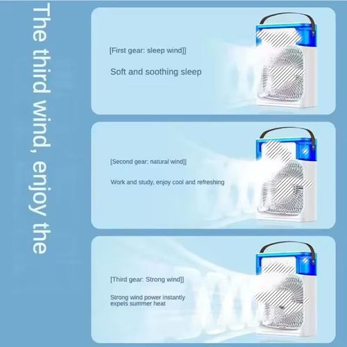5 holes spray fan humidification refrigeration air conditioning fan desktop dormitory mini usb water fan