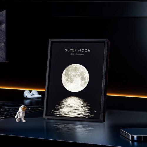 2025 new design Art Painting Speaker Night Light Speaker Home Decor Picture frame Music Speaker Night Light Novelty Gift