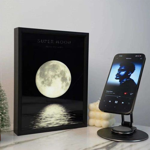 2025 new design Art Painting Speaker Night Light Speaker Home Decor Picture frame Music Speaker Night Light Novelty Gift