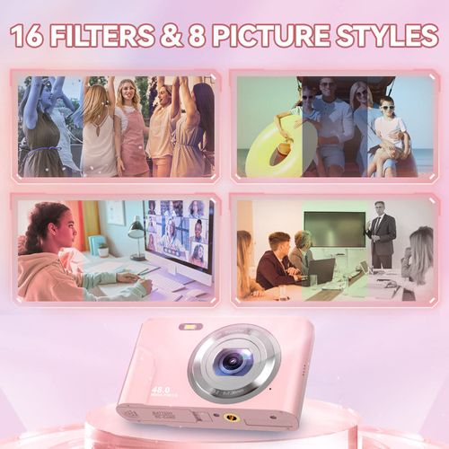 pink 1080p 16X Zoom custom disposable camera fujifilm dslr digital camera paper shoot camera for kid